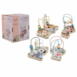 JOUECO® Laberinto de Cuentas Animales - Desde 12 Meses