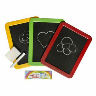 Pizarras con Esponja y Tizas - Colores Mixtos (12 uds.)