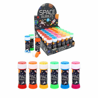 Pomperos de Jabón Espacio con Juego de Habilidad - Display 50ml (36 uds)