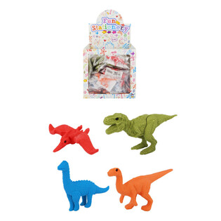 GOMAS DE BORRAR - MODELO: MIX DINOSAURIOS - EN EXPOSITOR (80 ud.)