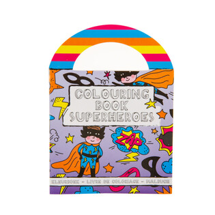 Libritos de Colorear de Superhéroes con Pegatinas (48 uds.)