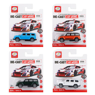 COCHES 4x4 PULL BACK EN BLÍSTER (12 uds.)