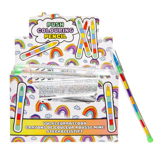 BOLÍGRAFOS DE CERAS APILABLES EN EXPOSITOR (72 ud.)