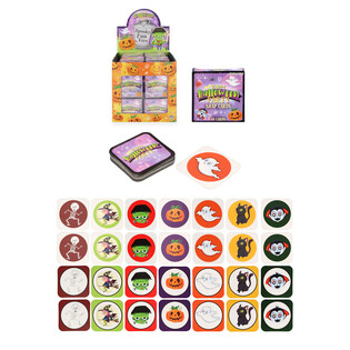 PEQUEÑOS JUEGOS DE MEMORIA - MODELO: HALLOWEEN - EN EXPOSITOR (64 uds.)