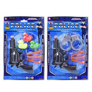 Set de juego de policía en blíster - 2 modelos surtidos (6 unidades)