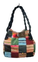 Bolso de Patchwork B-Fair Pequeño Negro - Hecho a Mano (1 ud)