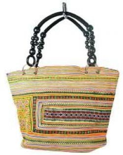 Art.nr: 97737 - Bolso B-FAIR Beads Negro/Arcoíris (1 ud)
