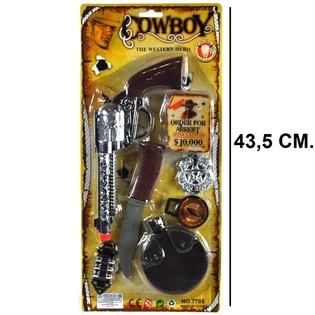 SET DE COWBOY EN BLÍSTER - MODELO 4 (6 uds.)
