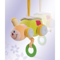 Caja de Música de Peluche Tren Baby Bow